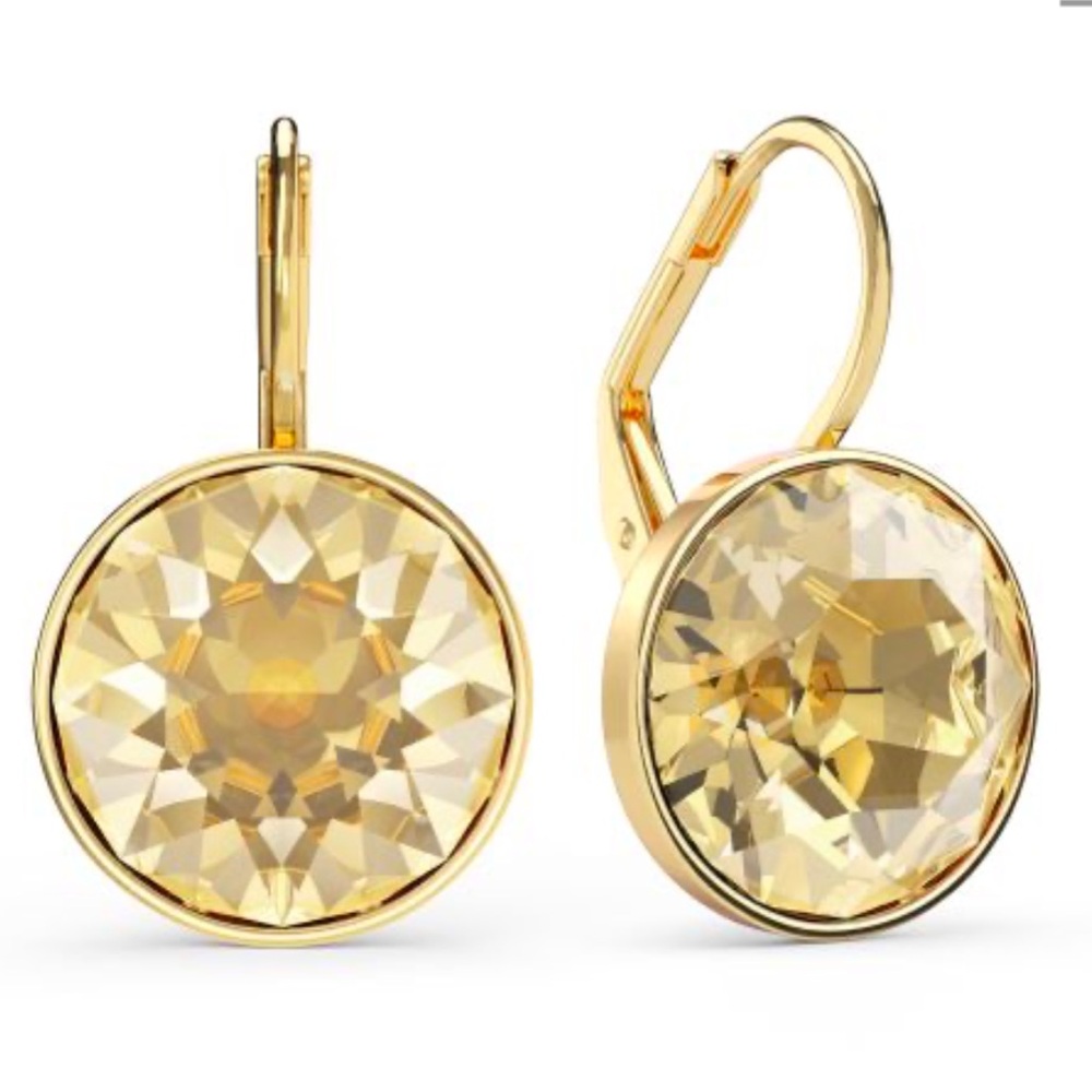 Swarovski Bella Drop Earrings gold